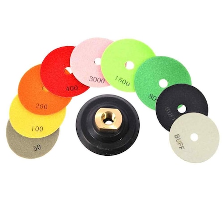 Specialty Diamond 4 Inch Concrete Polishing Pad Set E4PADSET